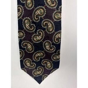 Men's Hunting Horn J Riggins 100% Silk Tie  Multicolor Paisley